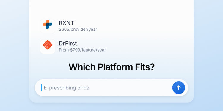 RXNT vs DrFirst: Which E-Prescribing Platform Fits in 2026